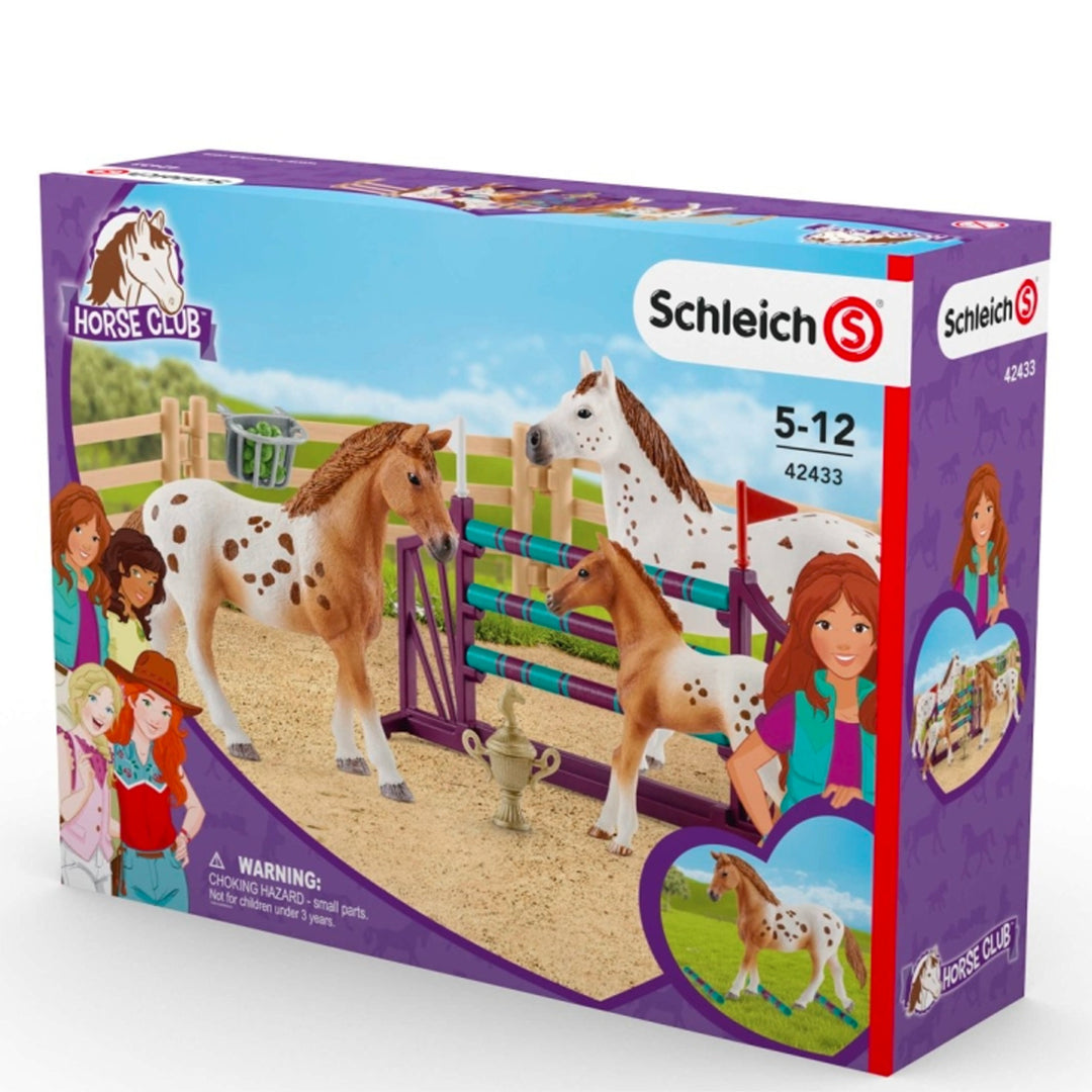 Zestaw treningowy koni Appaloosa Schleich Horse Club 42433