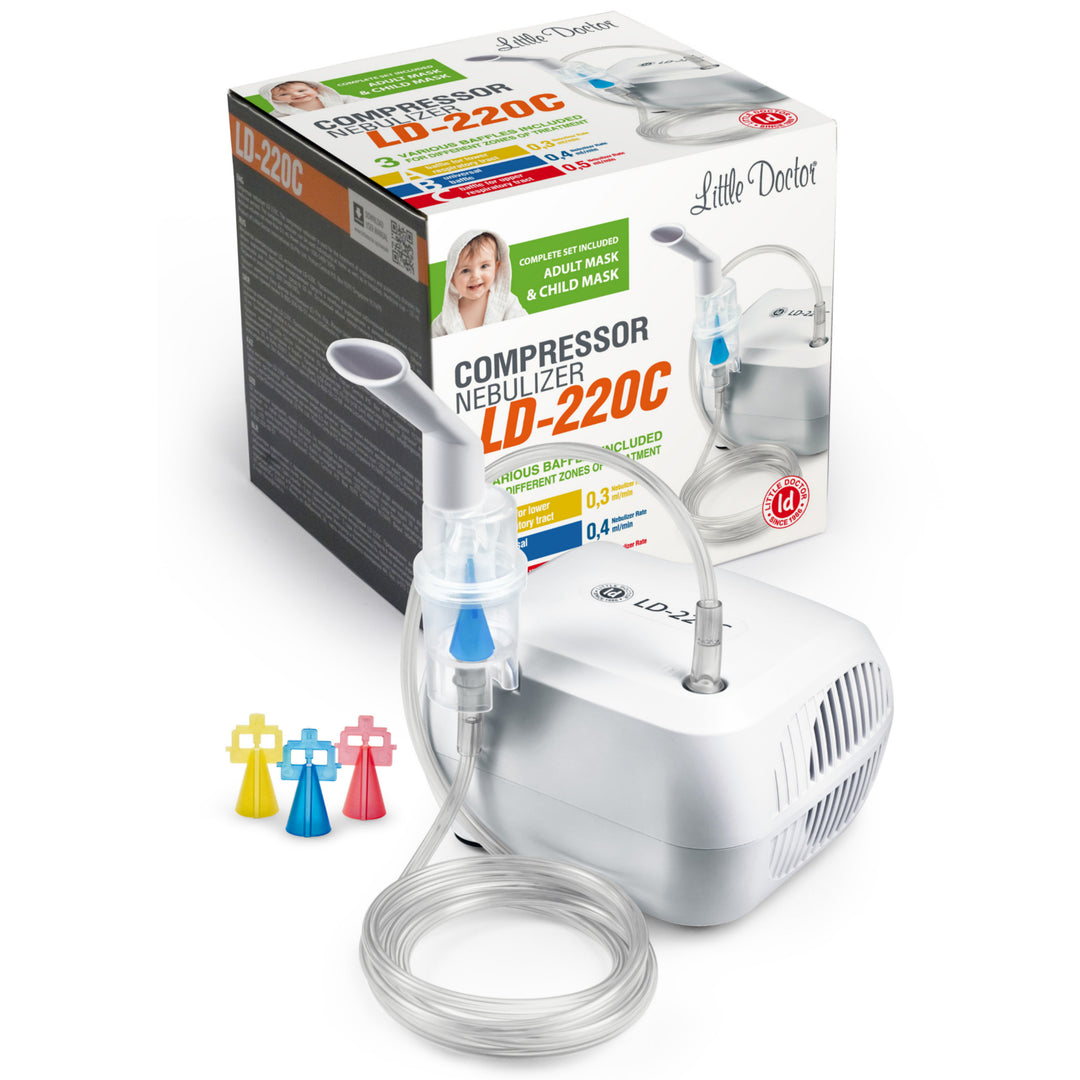 Inhalator tłokowy Little Doctor LD-220C 10 ml 20 min.