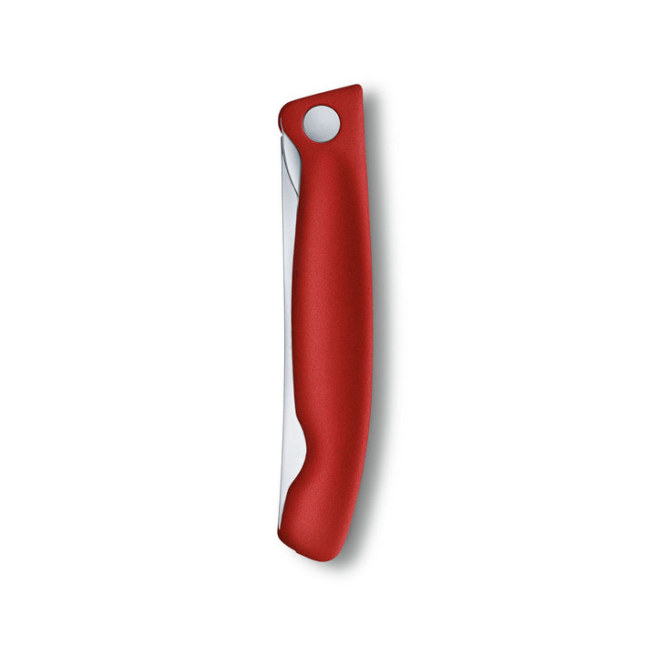 Składany nóż Victorinox Swiss Classic z ząbkowanym ostrzem 11 cm - kolor czerwony