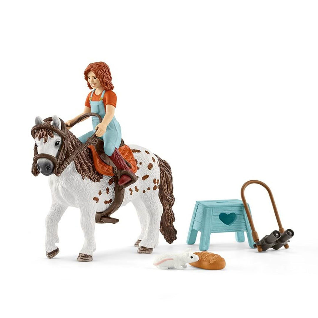 Zestaw Schleich Horse Club Mia i Spotty plus akcesoria 42518