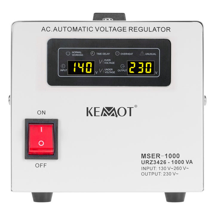 Automatyczny stabilizator napięcia KEMOT MSER-1000 (1000 VA, serwomotor)