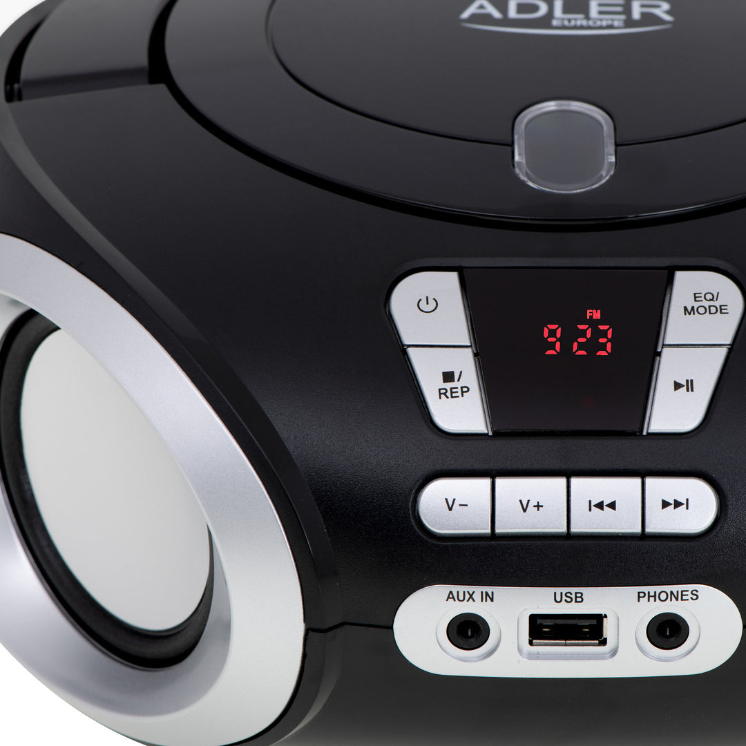 Boombox CD-MP3, USB, Radioodtwarzacz Adler AD 1181