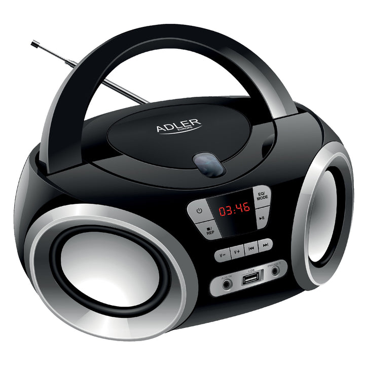 Boombox CD-MP3, USB, Radioodtwarzacz Adler AD 1181