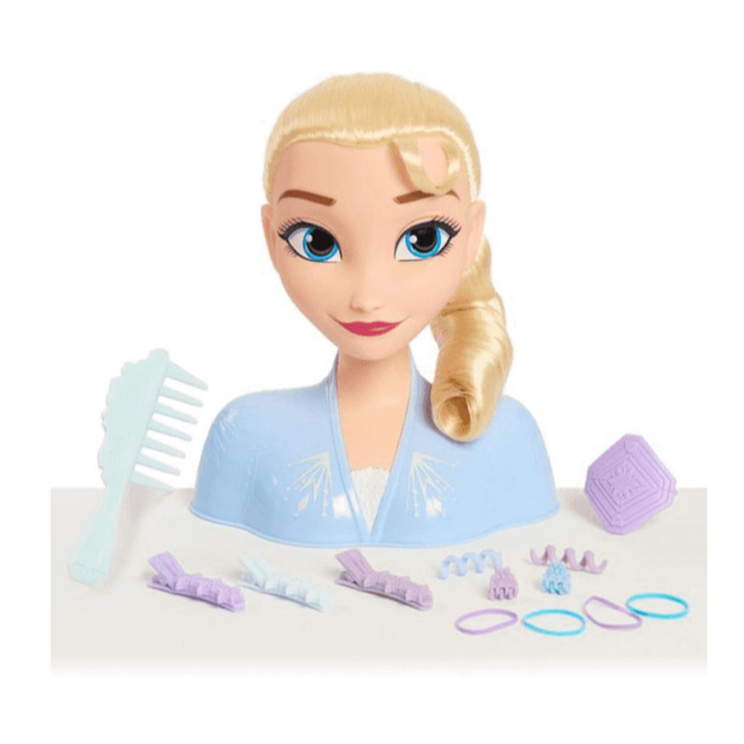 Głowa do stylizacji Frozen Kraina Lodu II Elsa plus akcesoria