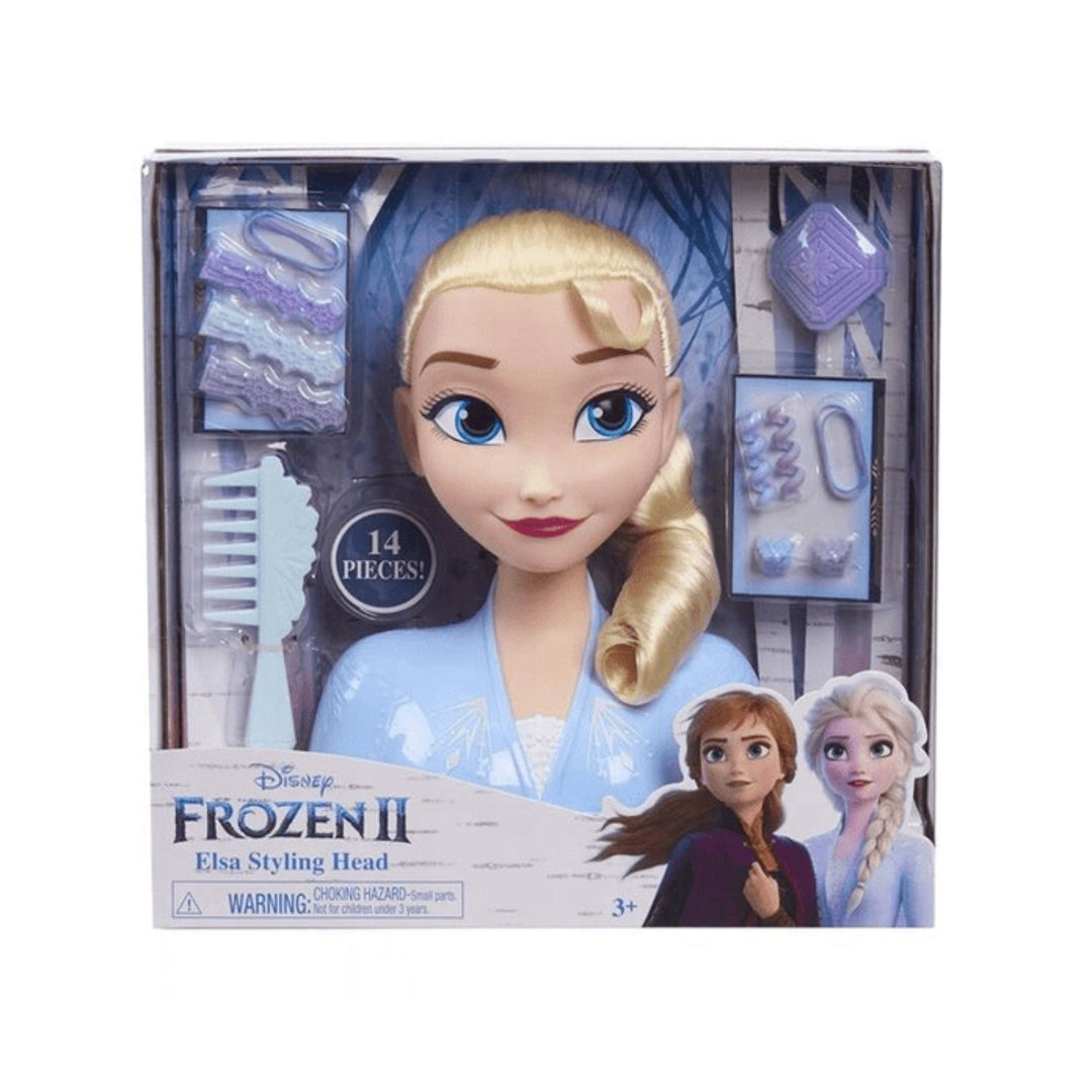 Głowa do stylizacji Frozen Kraina Lodu II Elsa plus akcesoria