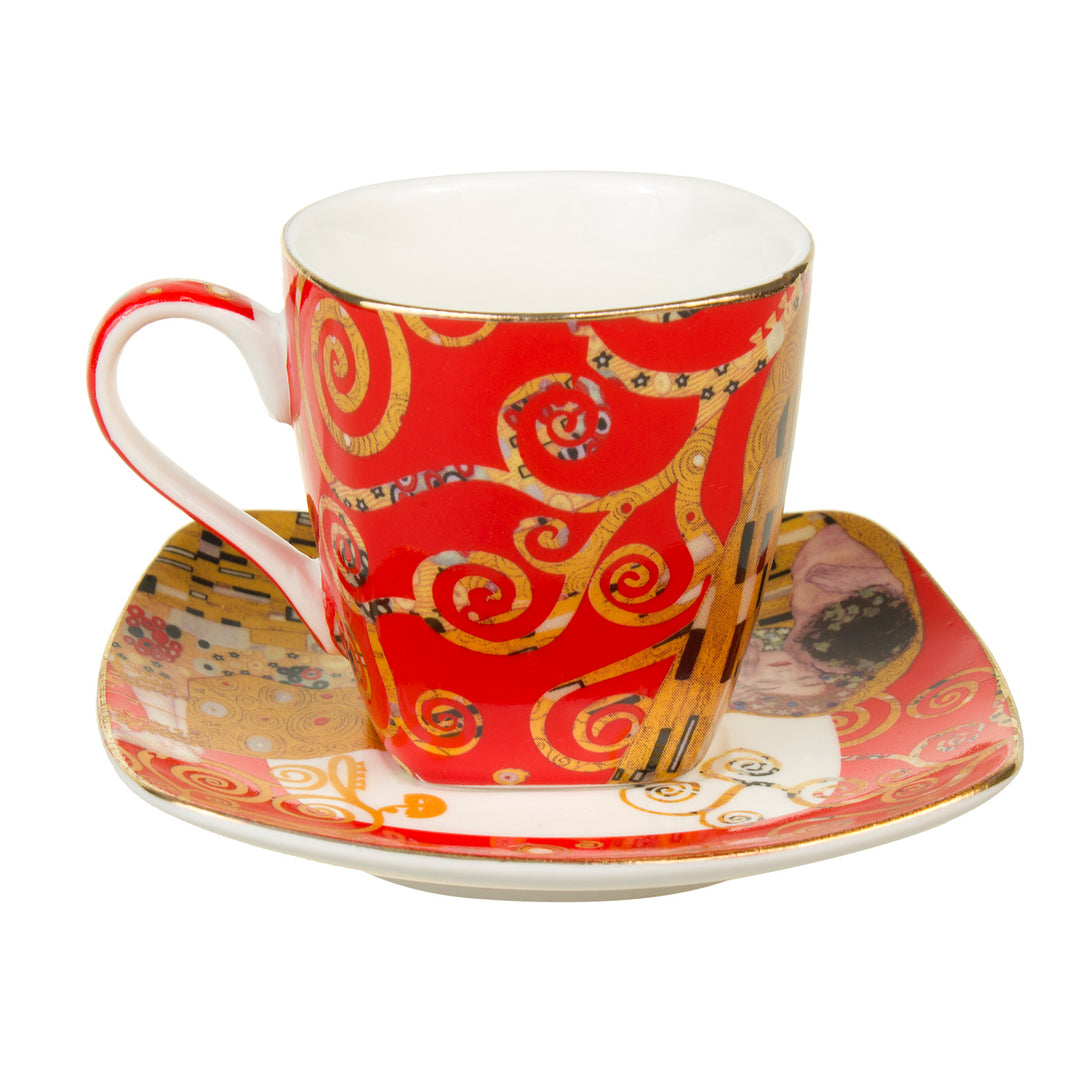 Zestaw filiżanki porcelana do espresso ze spodkiem W20KL706-22591