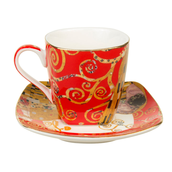 Zestaw filiżanki porcelana do espresso ze spodkiem W20KL706-22591