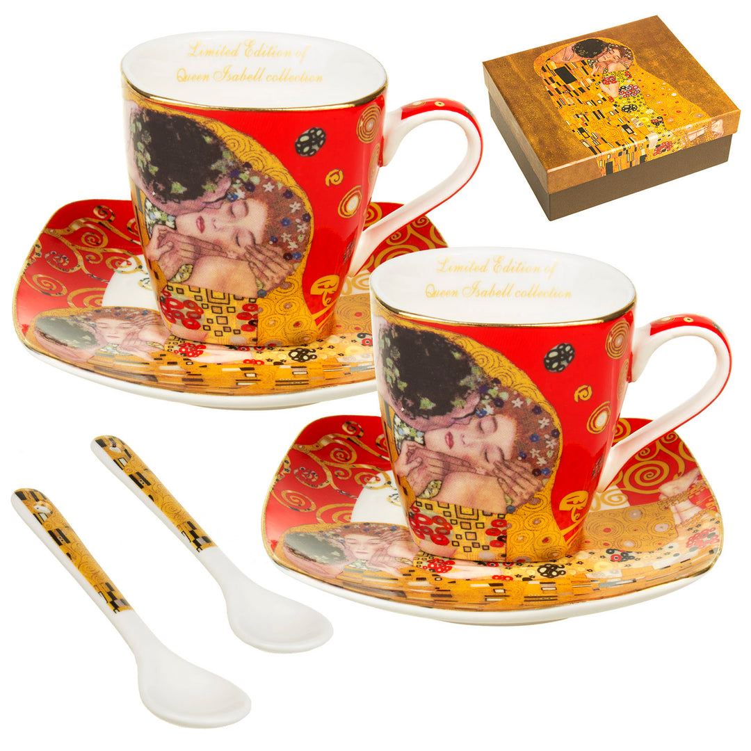 Zestaw filiżanki porcelana do espresso ze spodkiem W20KL706-22591