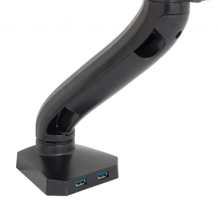 WIESZAK UCHWYT BIURKOWY DO MONITORA LED LCD USB 3.0 10-32" Art L-17GD