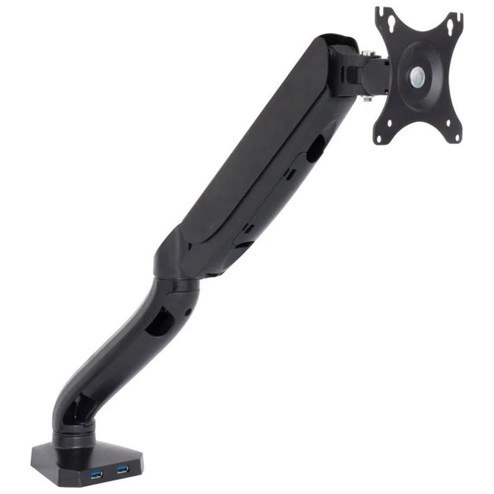 WIESZAK UCHWYT BIURKOWY DO MONITORA LED LCD USB 3.0 10-32" Art L-17GD