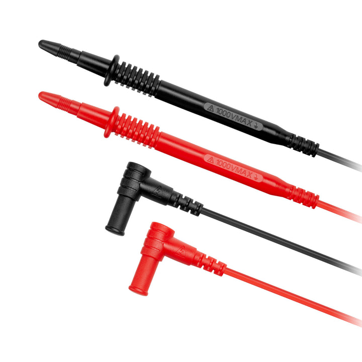 Miernik uniwersalny Rebel Tools RB-30D zawiera przewody pomiarowe