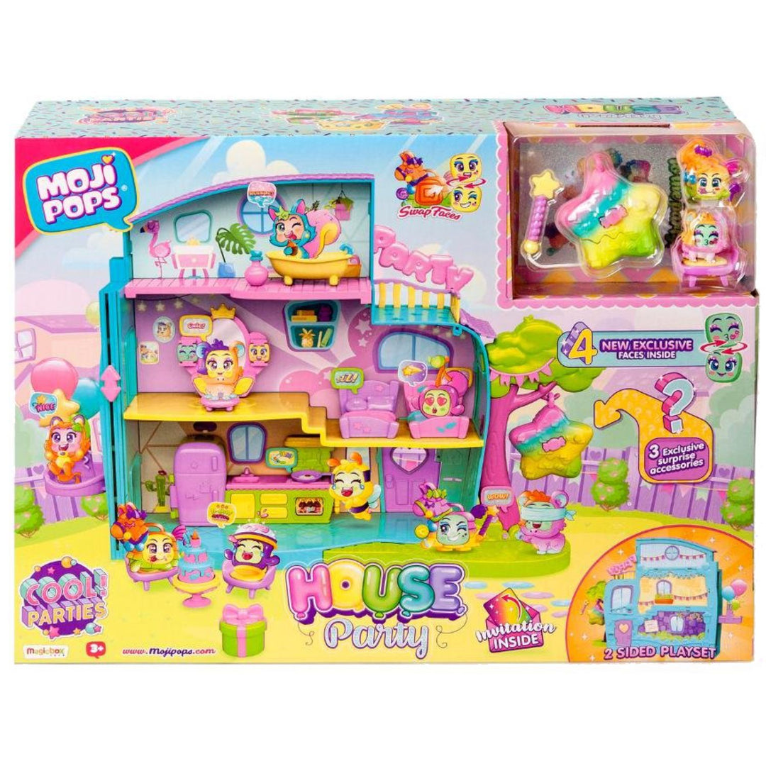 Zestaw MojiPops House Party - Imprezowy domek z piniatą i ekskluzywnymi figurkami