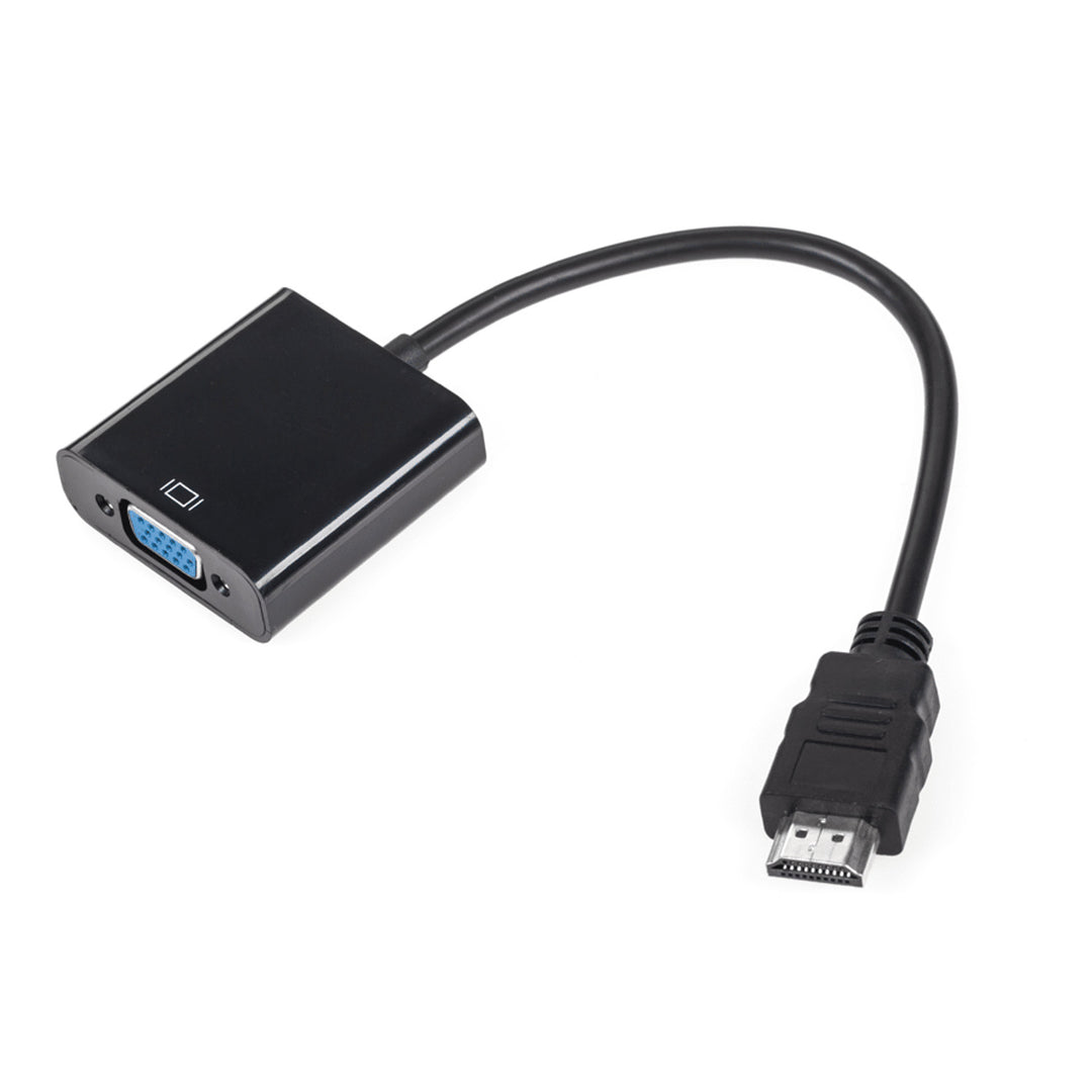 Złącze adapter przejściówka wtyk HDMI - gniazdo VGA + AUDIO