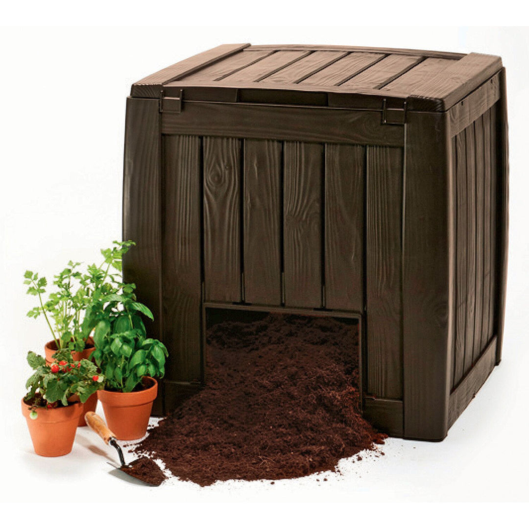 Kompostownik z podstawą Keter Deco Composter 340L kolor brązowy 231600