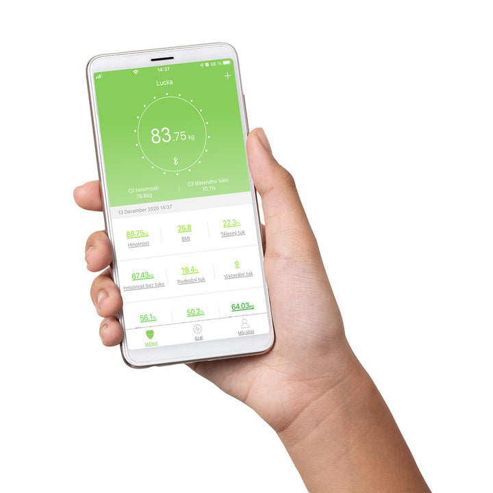 Waga łazienkowa diagnostyczna Concept czarna VO4011 Perfect Health