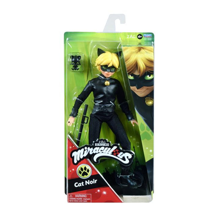 Zestaw Miraculous Cat Noir lalka Czarny Kot wiernie odwzorowująca bajkową postać