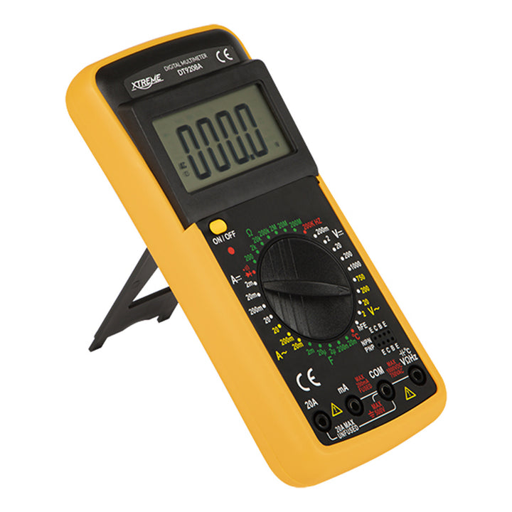 Miernik uniwersalny cyfrowy z wyświetlaczem LCD DT9208A Xtreme