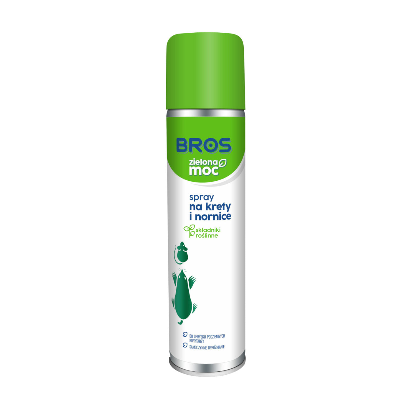 Bros Zielona Moc Spray na krety i nornice 400 ml, długotrwałe działanie