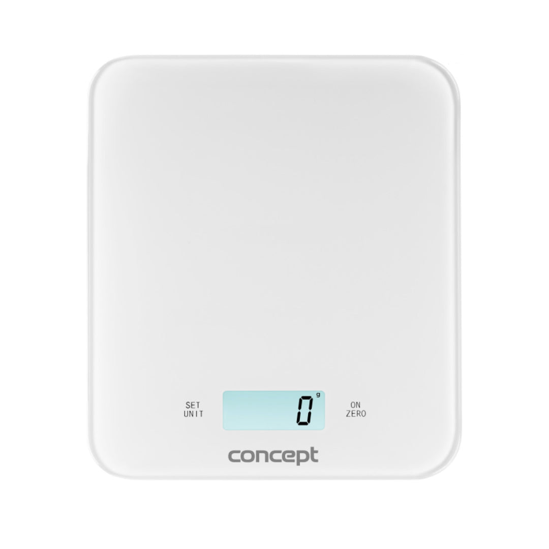 Waga kuchenna cyfrowa 15kg LCD Concept biała VK5711