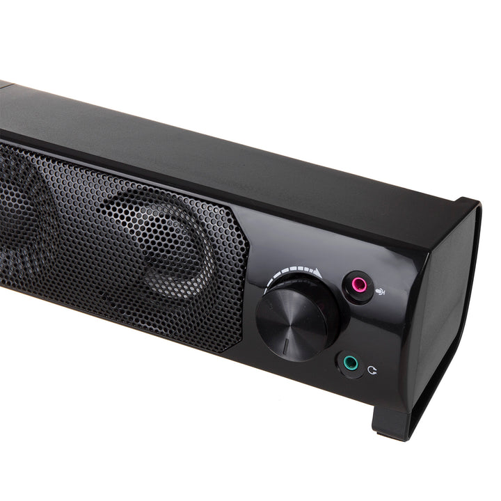 Głośniki komputerowe soundbar Audiocore 3Wx2, LED, USB 5v, wejście liniowe, AC955