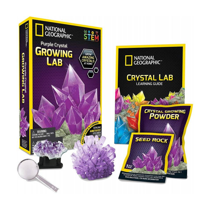 Zestaw National Geographic - Laboratorium do hodowli purpurowego kryształu (Purple Crystal Growing Lab)