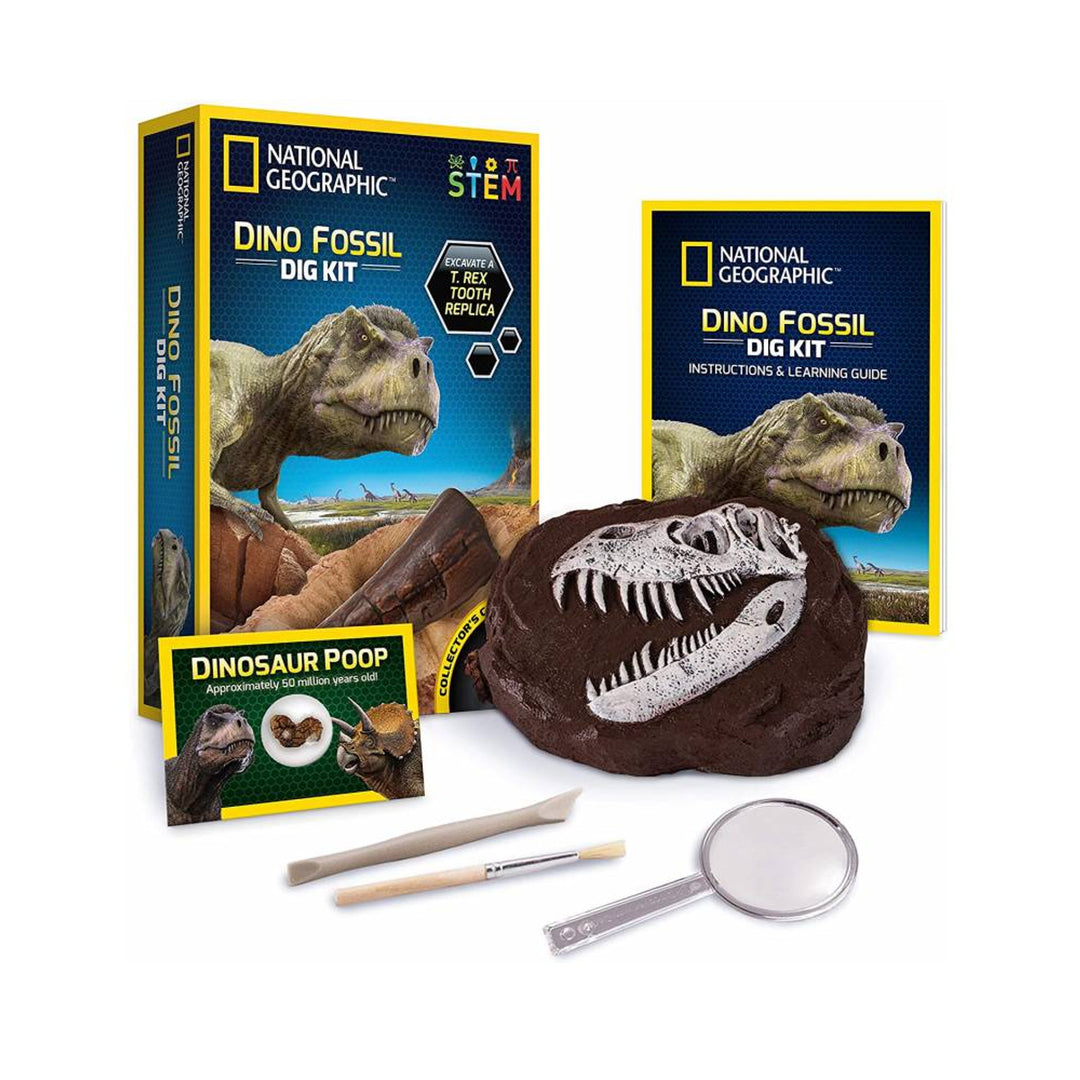 Zestaw National Geographic - Zestaw wykopaliskowy Skamieliny dinozaura (Dino Dig Kit)