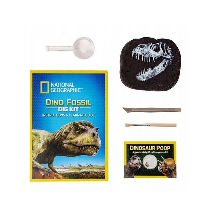 Zestaw National Geographic - Zestaw wykopaliskowy Skamieliny dinozaura (Dino Dig Kit)