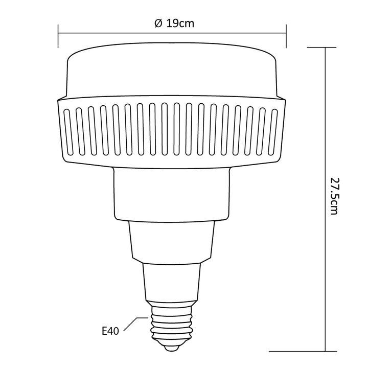 Żarówka LED Maclean, E40, 95W, 230V, zimna biała, 6500K, 13000lm, MCE305 CW