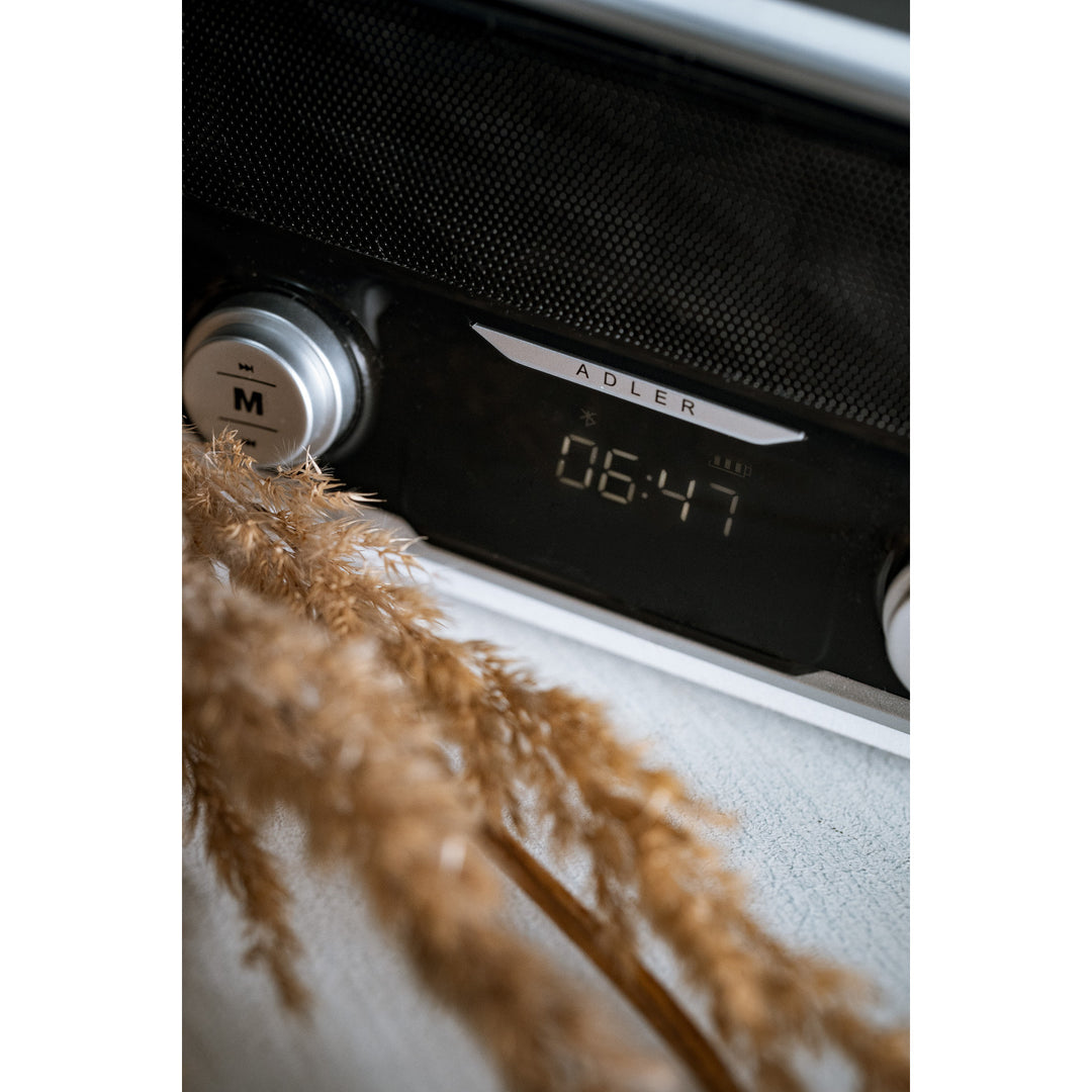 Radio FM Bluetooth 1800 mAh SD USB MP3 AUX LCD Adler AD 1185