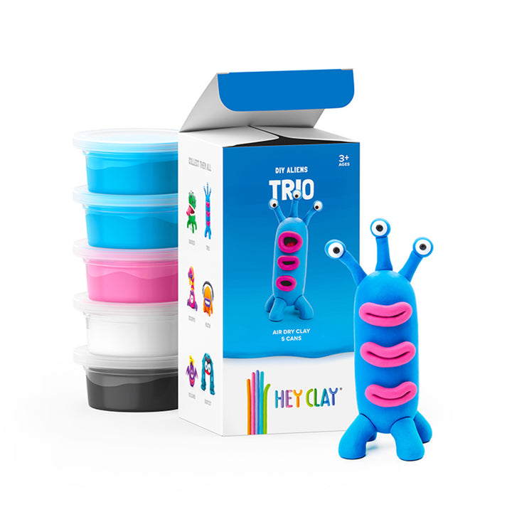 Zestaw kreatywnej masy plastycznej Hey Clay DIY Aliens Trio