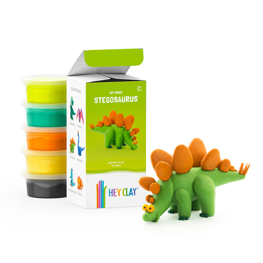 Zestaw masy plastycznej Hey Clay Stegozaur HCLMD002