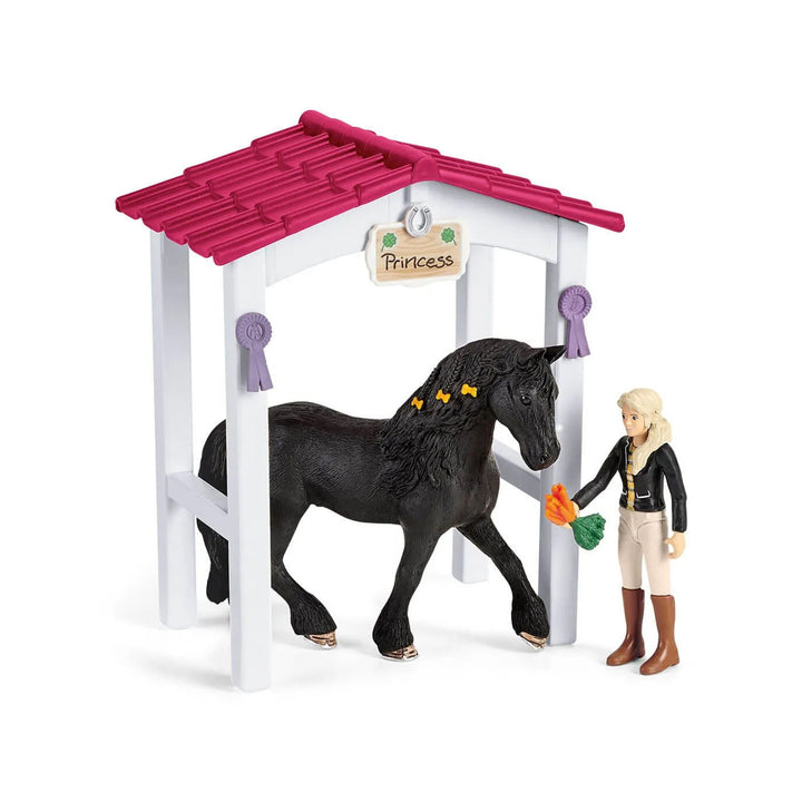 Zestaw Schleich Zagroda boks dla konia Tori i Princess 42437