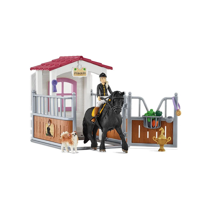 Zestaw Schleich Zagroda boks dla konia Tori i Princess 42437