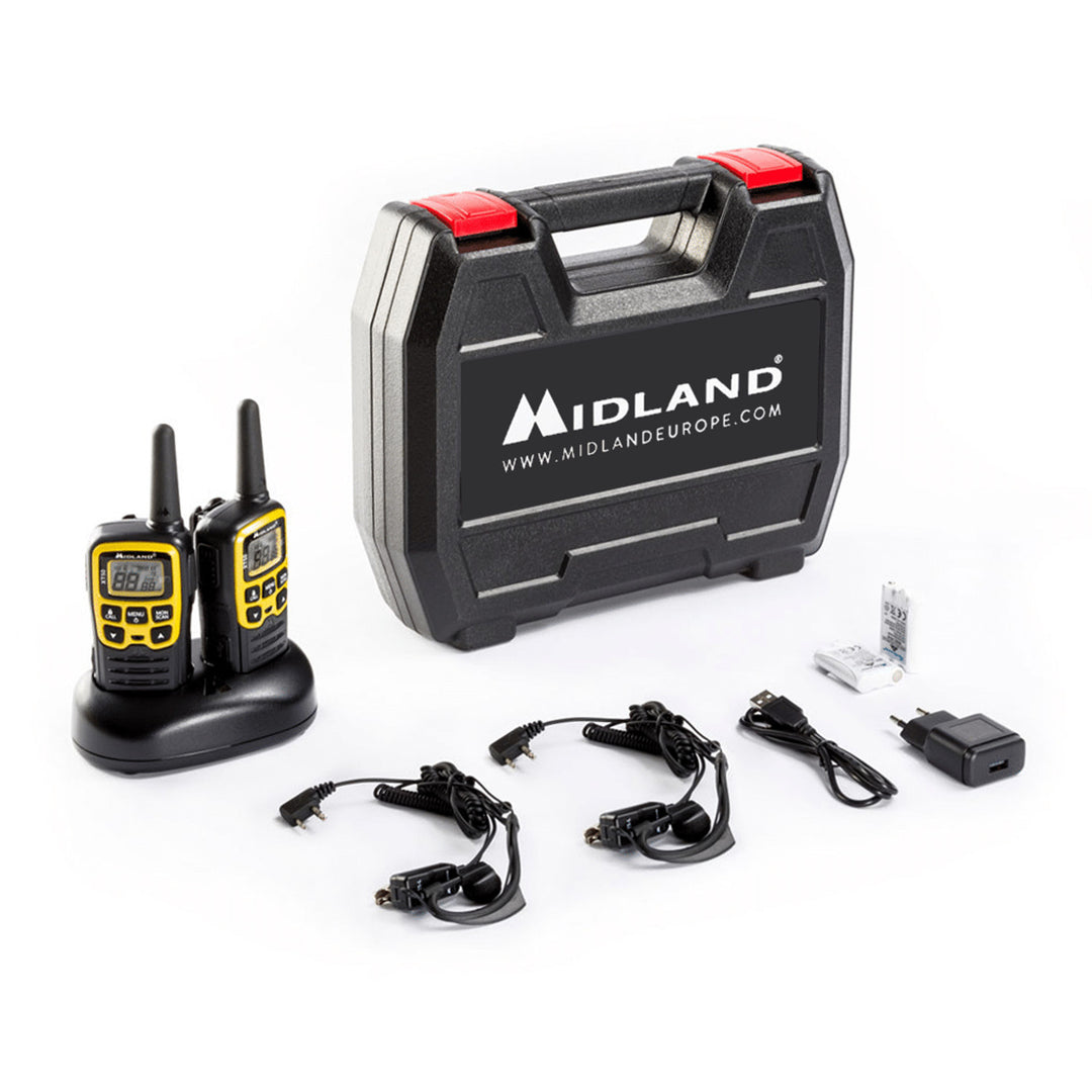 Radiotelefony ręczne PMR MIDLAND XT50 walizka, walkie-talkie