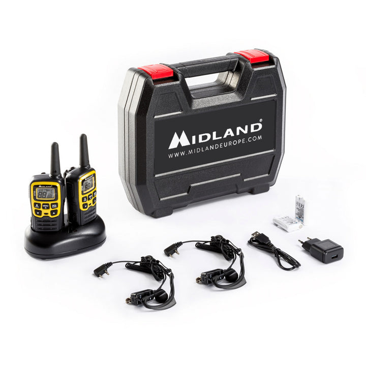 Radiotelefony ręczne PMR MIDLAND XT50 walizka, walkie-talkie