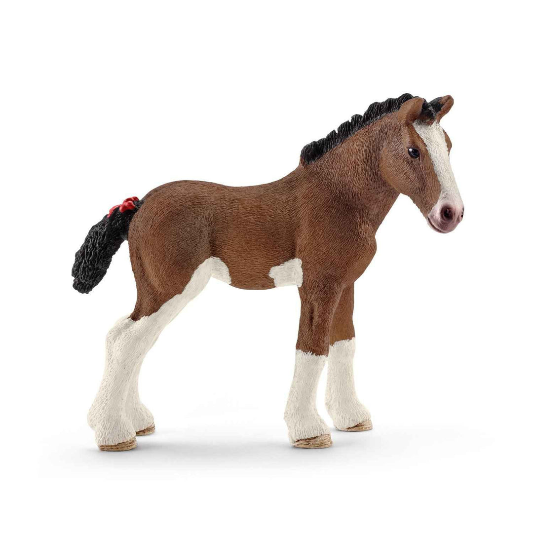 Figurka Schleich Źrebię rasy Clydesdale 13810 Farm World