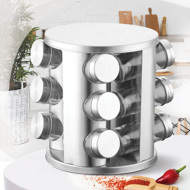 Zestaw 12 pojemników na przyprawy ze stojakiem Maestro Basic MR-1725 Spice Rack