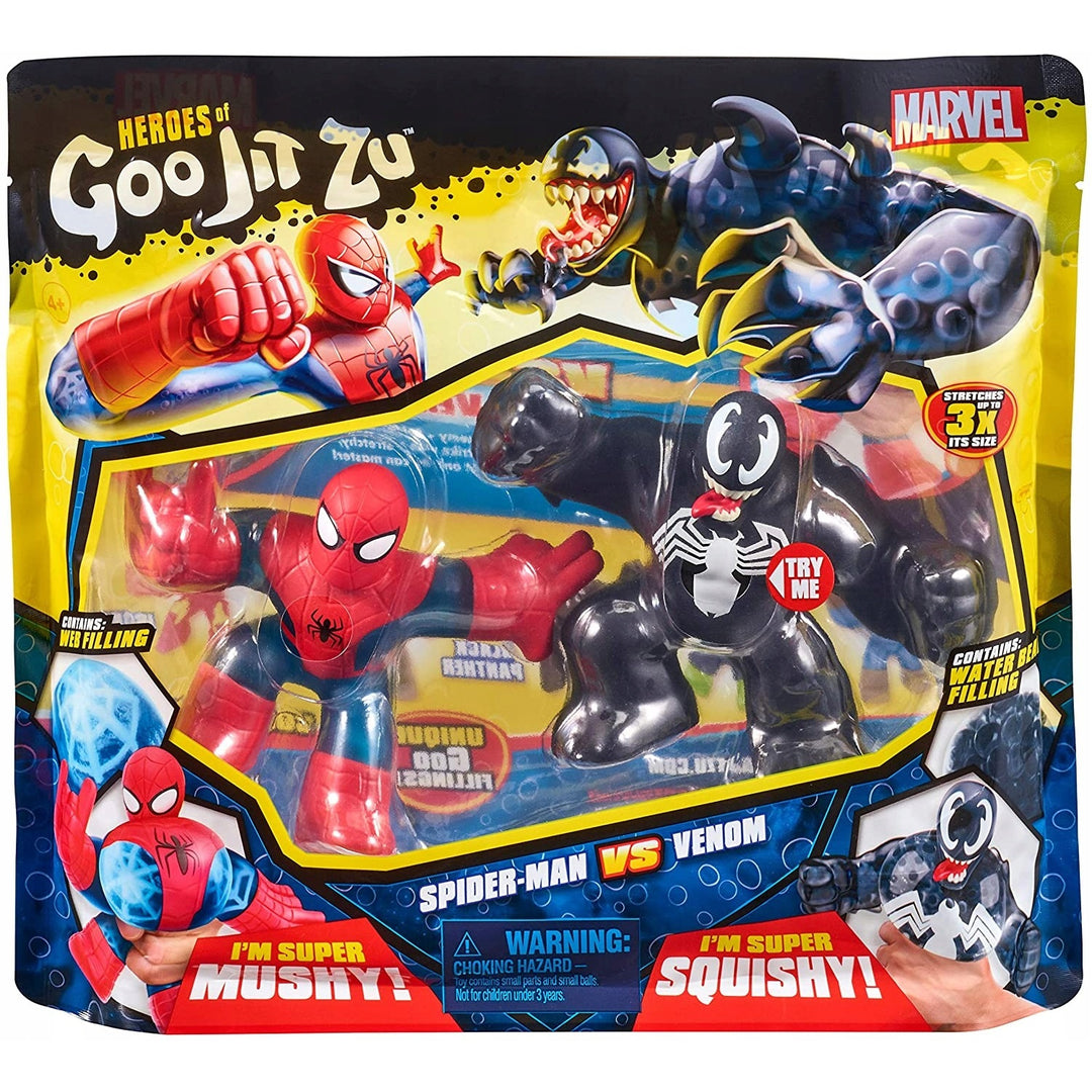 Zestaw figurek Goo Jit Zu Marvel Spiderman vs Venom