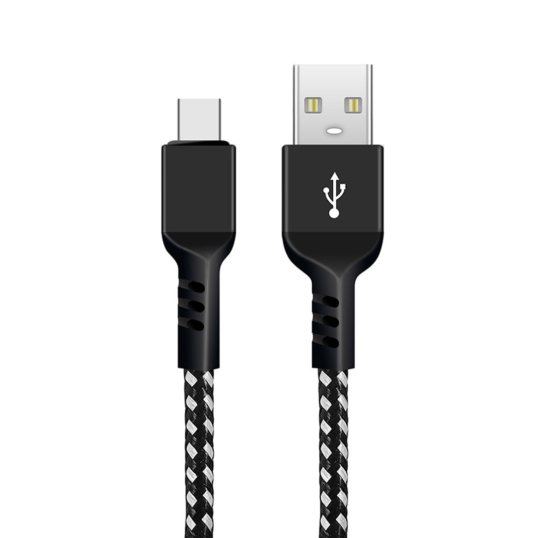 Kabel USB C Maclean, wspierający Fast Charge, przesył danych, 2.4A, 5V/2.4A, czarny, dł. 2m, MCE482