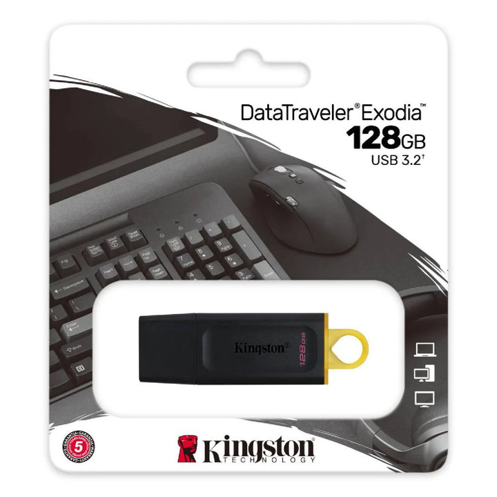 Pendrive USB 3.2 Kingston DataTraveler Exodia 128GB