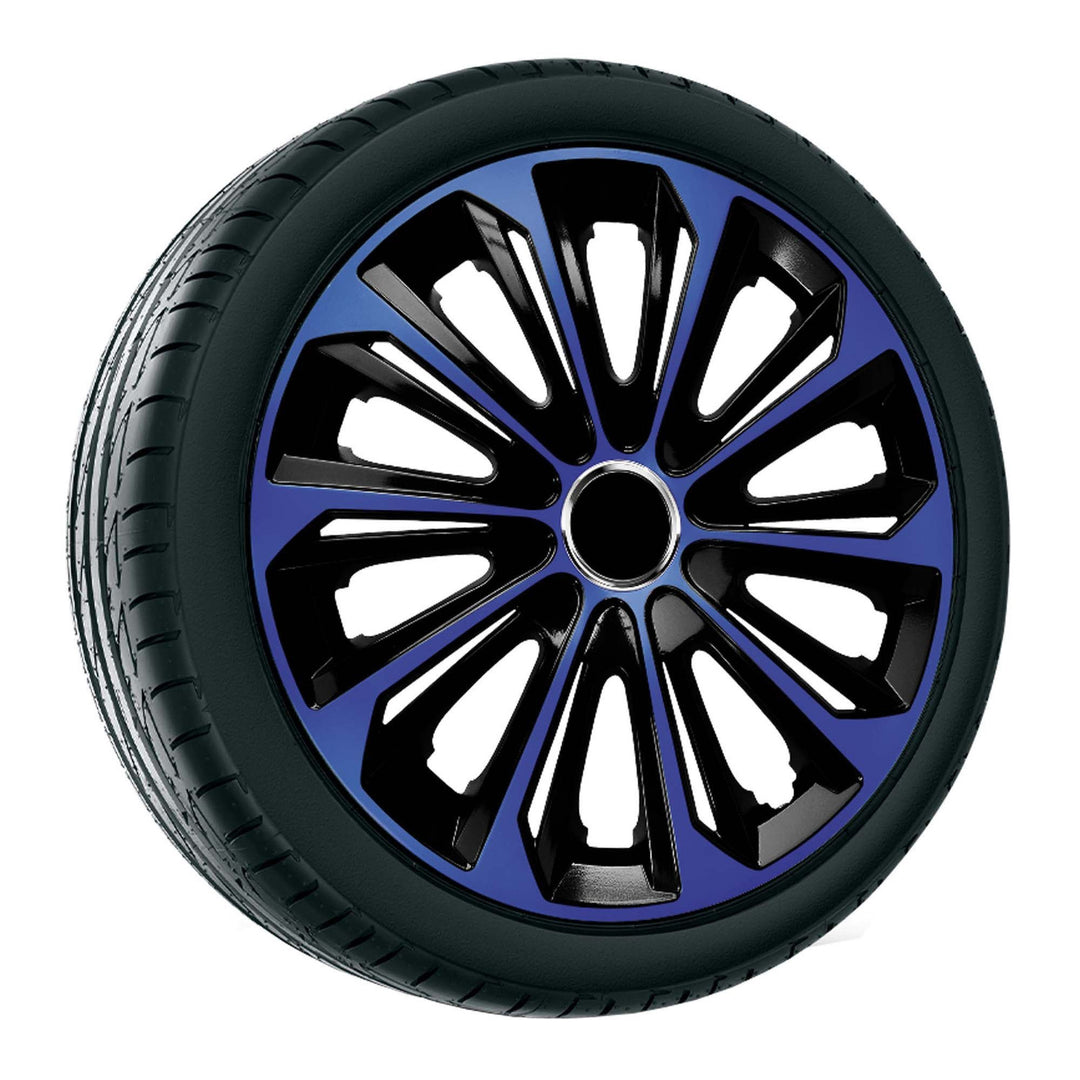 Kołpaki 14'' NRM EXTRA STRONG BLUE BLACK niebiesko - czarne 4 sztuki