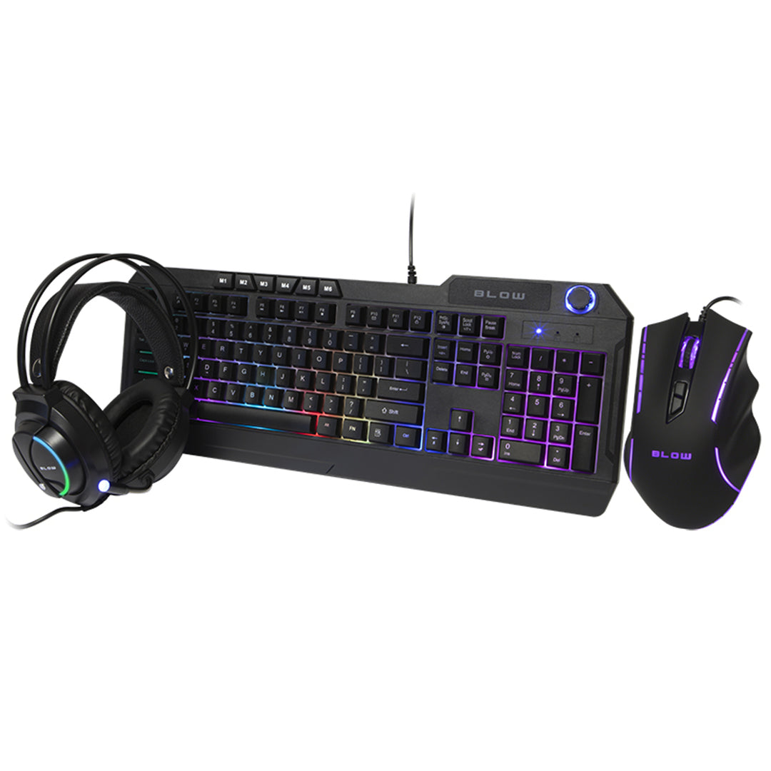 Zestaw gamingowy Blow Adrenaline Cybergod - klawiatura, mysz i słuchawki