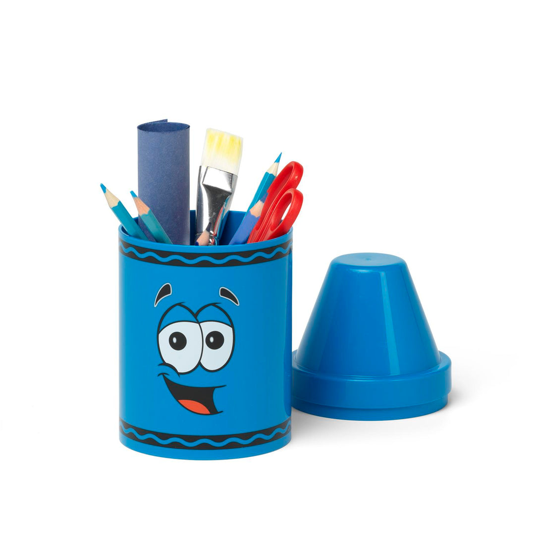 Pojemnik w kształcie kredki średni Crayola niebieski