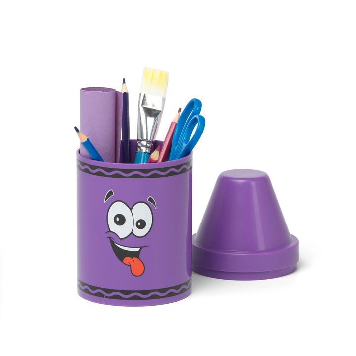Pojemnik w kształcie kredki średni Crayola fioletowy