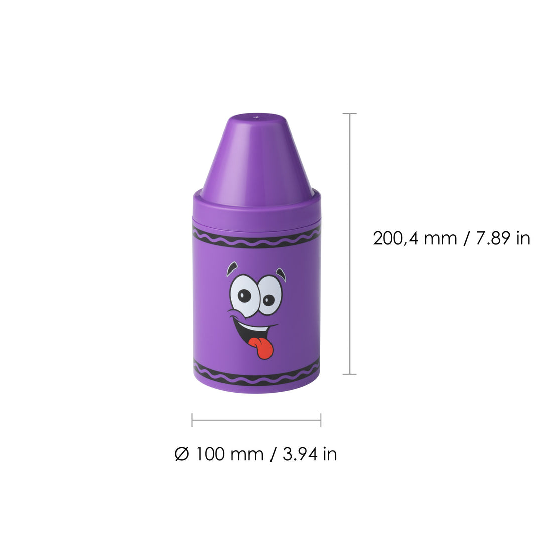 Pojemnik w kształcie kredki średni Crayola fioletowy