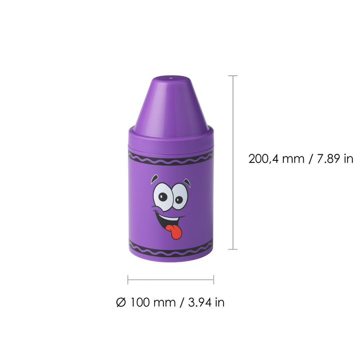 Pojemnik w kształcie kredki średni Crayola fioletowy