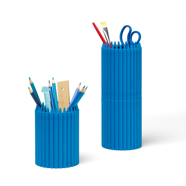 Pojemnik biurkowy na przybory szkolne Crayola niebieski