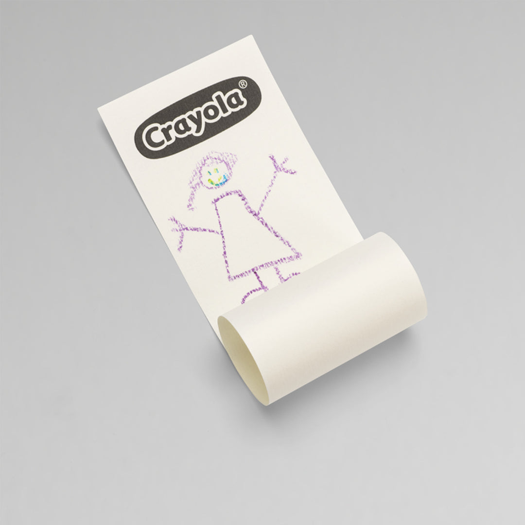 Pojemnik kredka mały z kredkami i rulonem papieru Crayola mix