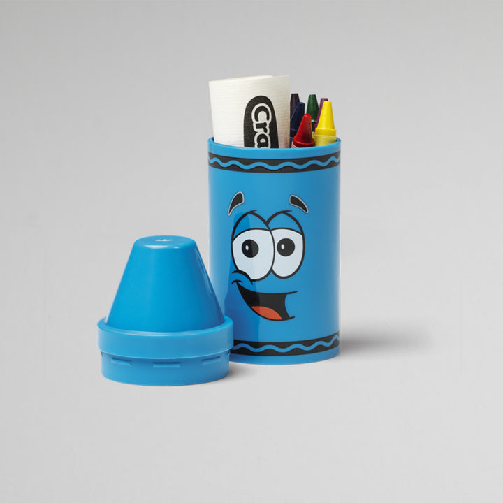 Pojemnik kredka mały z kredkami i rulonem papieru Crayola mix