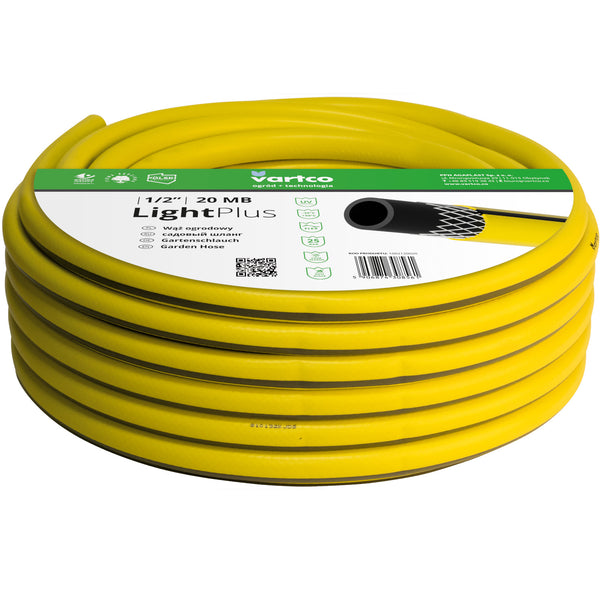 Wąż ogrodowy Vartco Light Plus 1/2" 20m 4 warstwowy